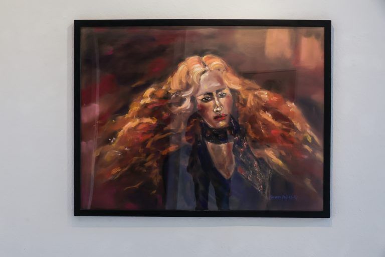 Vorarlbergerin des Tages mit Knstlerin Carmen Margot Lins, treffen uns in der Villa Claudia, wo ihre aktuelle Ausstellung stattfindet, VdT