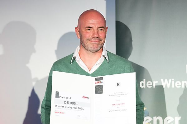 Daniel Wisser mit Wiener Buchpreis geehrt