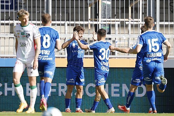 Blau-Weiß Linz und WSG Tirol schaffen Klassenerhalt