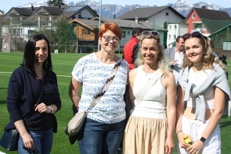 Anita Pirker Waltraud Jenny Karin Reith Emilia Reith - Kunstrasen Rankweil Eröffnung