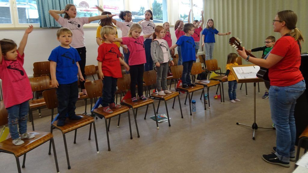 So proben die singenden Haselmüsle in Dornbirn