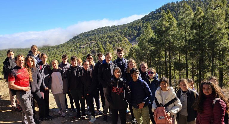 beim Pico de las Nieves - Erasmus - Projekt