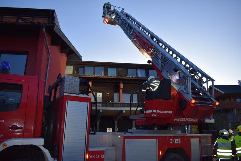 Feuerwehrübung Vorderwald