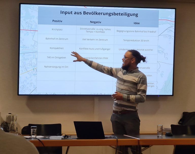 Präsentation "Begegnungszone Schruns"