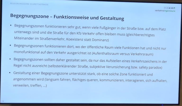 Präsentation "Begegnungszone Schruns"