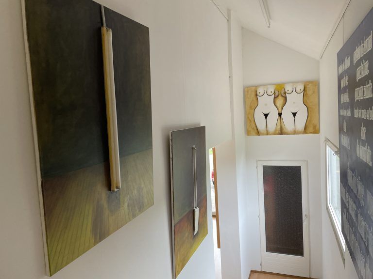 Galerie Tschütscher, usgsteckt, Hubert Tschütscher und Peter Joschika