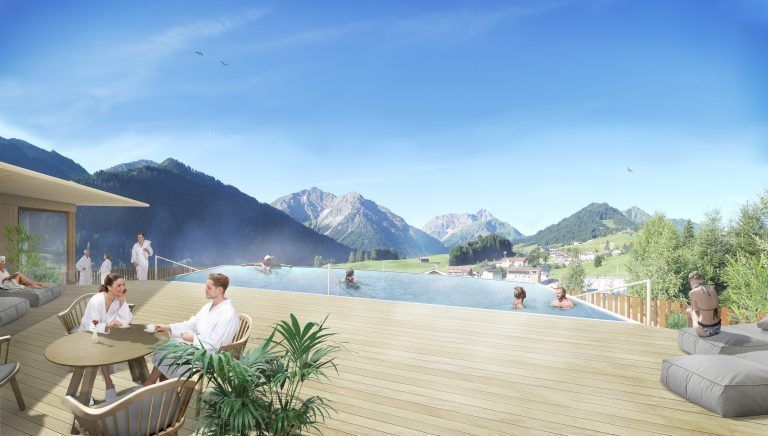 Infinity Pool Hotel Erlebach