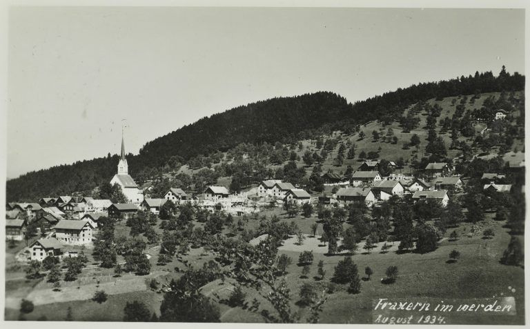 Fraxern im werden: August 1934