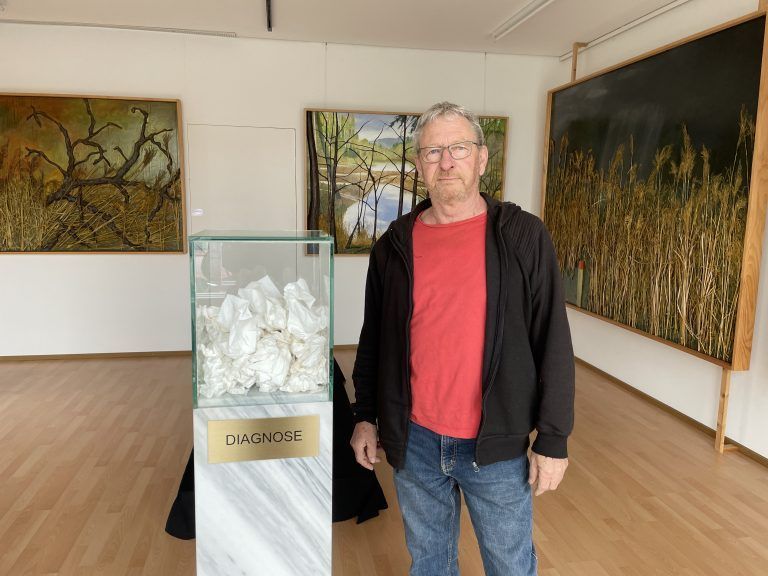 Galerie Tschütscher, usgsteckt, Hubert Tschütscher und Peter Joschika