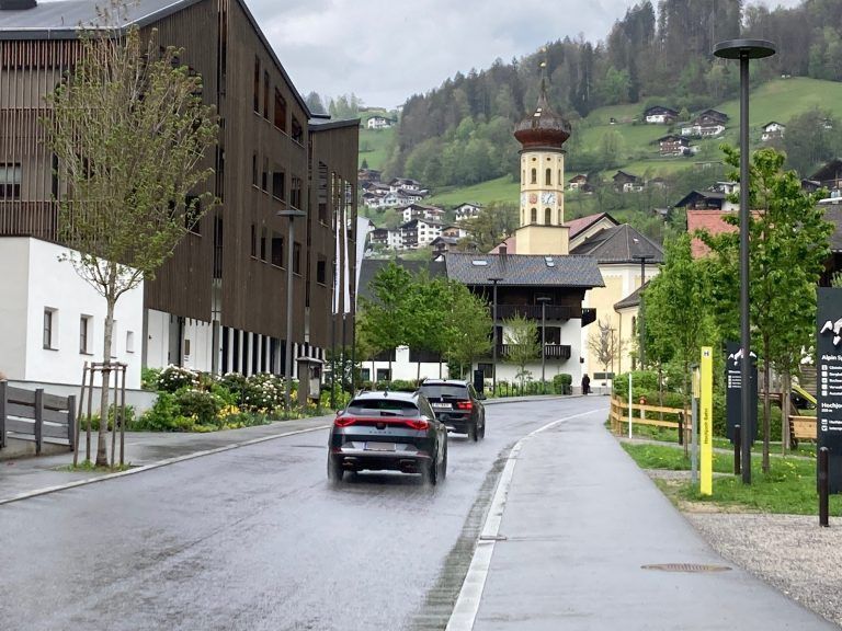 Begegnungszone Schruns, Silvrettastraße