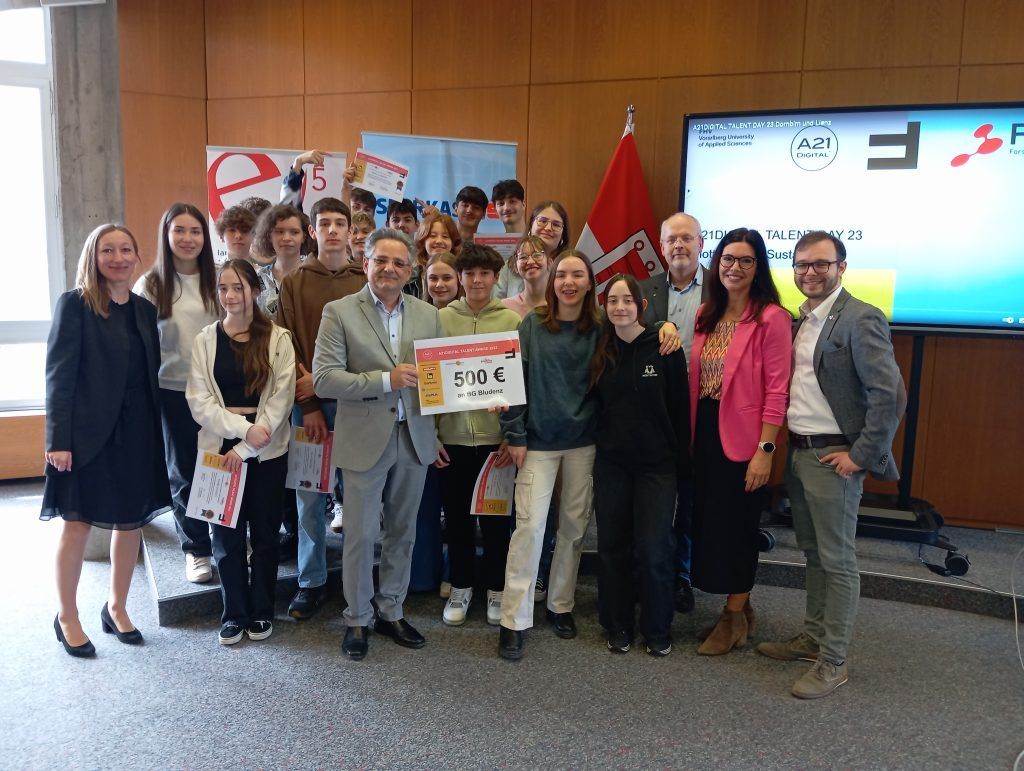 Gewinn des prestigeträchtigen Digital Talent Award 2023 durch Bludenzer Gymnasium