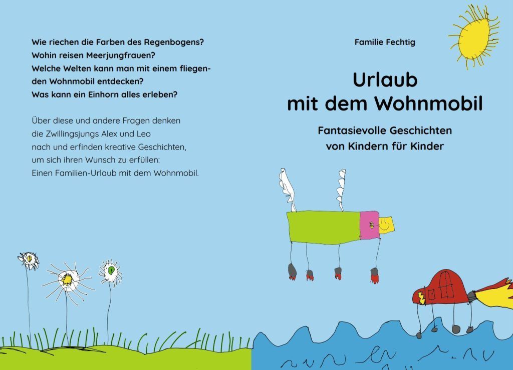 Ein kreativer Weg zum Traumurlaub: Lochauer Zwillingsbuben (8) starten mit ihren Eltern Buchprojekt
