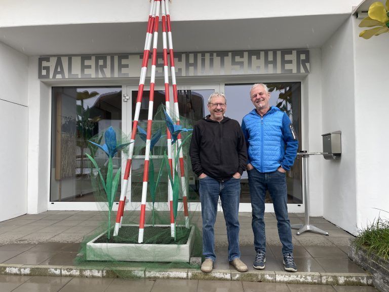 Galerie Tschütscher, usgsteckt, Hubert Tschütscher und Peter Joschika