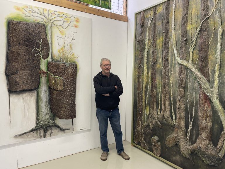 Galerie Tschütscher, usgsteckt, Hubert Tschütscher und Peter Joschika
