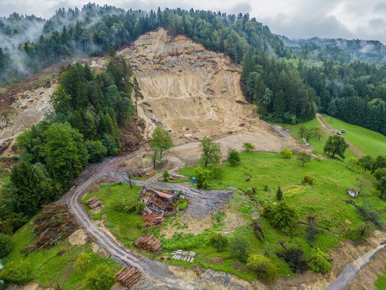hochwasser berschwemmung, hangrutsch hrbranz