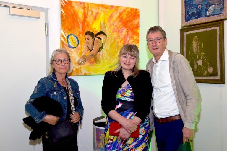 Vernissage zur Ausstellung "Herzrasen und Farbenrausch", Kellergalerie Kukuphi