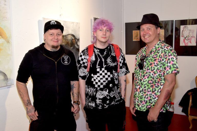Vernissage zur Ausstellung "Herzrasen und Farbenrausch", Kellergalerie Kukuphi