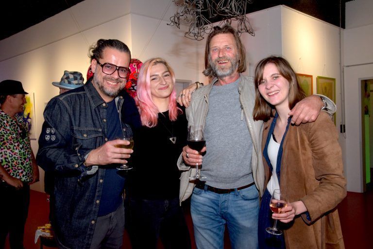 Vernissage zur Ausstellung "Herzrasen und Farbenrausch", Kellergalerie Kukuphi