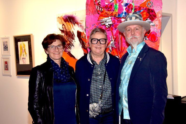 Vernissage zur Ausstellung "Herzrasen und Farbenrausch", Kellergalerie Kukuphi