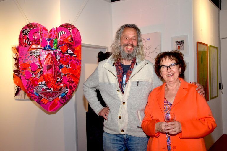 Vernissage zur Ausstellung "Herzrasen und Farbenrausch" in der Kellergalerie Kukuphi