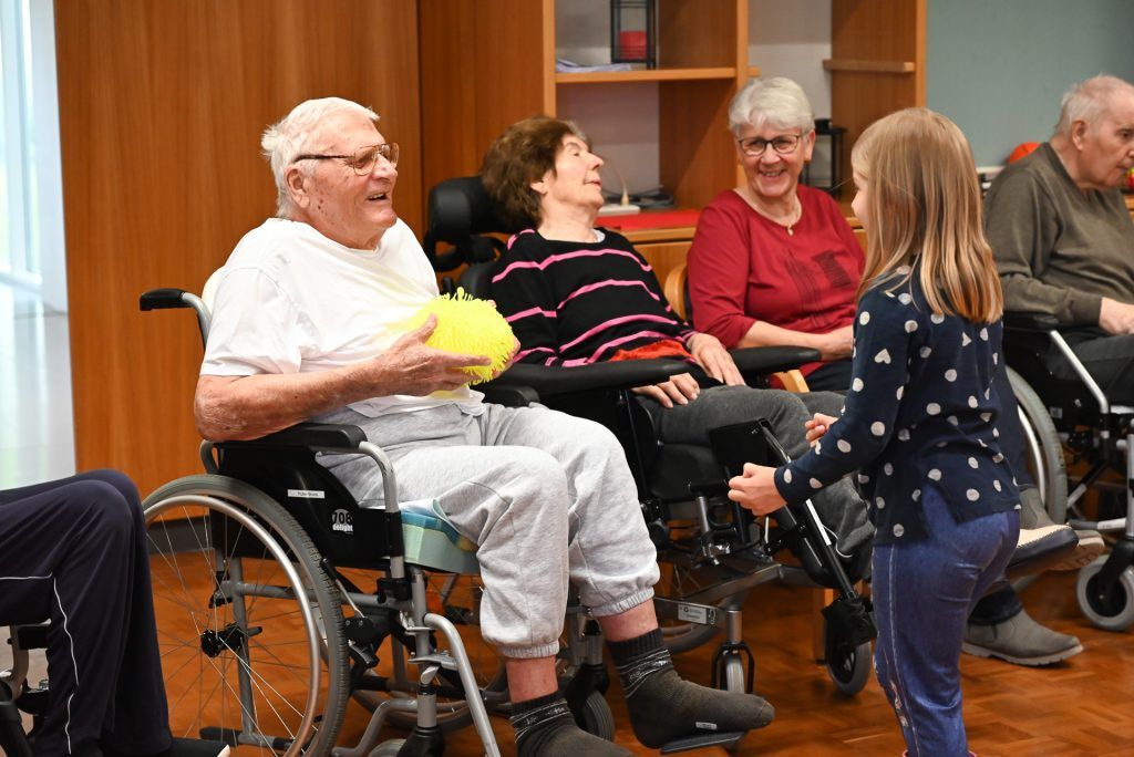 Hier wird das Altersheim zum Klassenzimmer