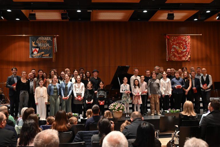 Klavierschüler aus Innsbruck und der Rheintalischen Musikschule hielten am Sonntag eine gemeinsame Klavier-Matinee in Höchst ab. - © bvs