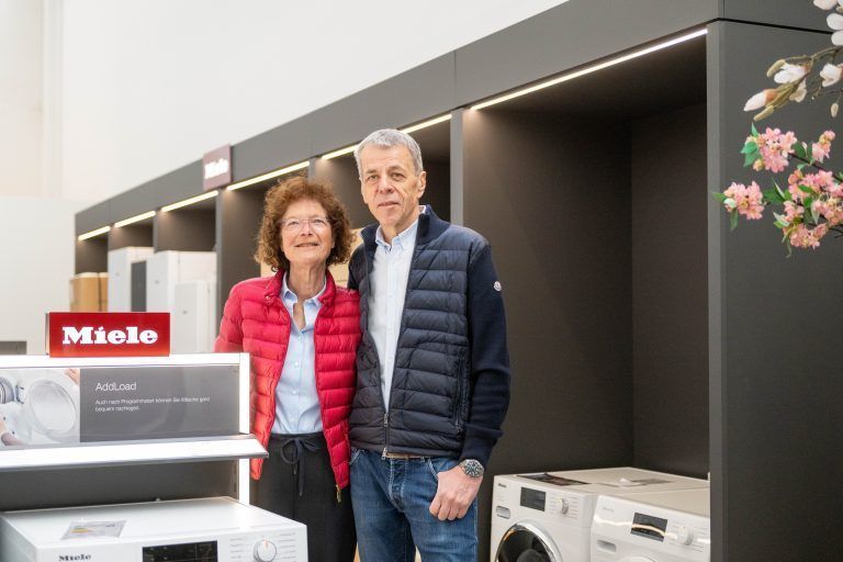 Miele Center schließt, Helmut und Barbara Auernig, Rhomberg Areal