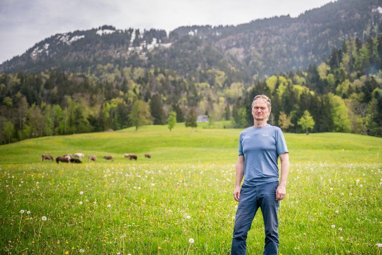 Flugschule Bregenzerwald, Bergbahnen Andelsbuch, Jodok Moosbrugger von der Flugschule 
