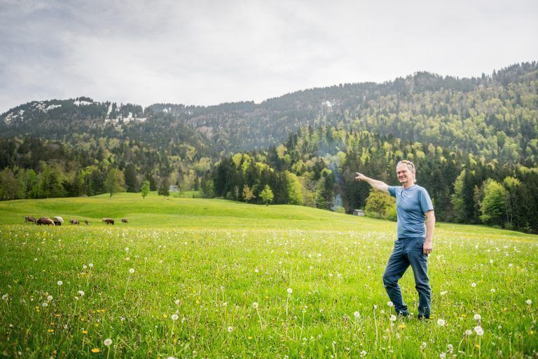 Flugschule Bregenzerwald, Bergbahnen Andelsbuch, Jodok Moosbrugger von der Flugschule 