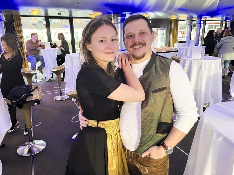 Darya und Tobias Tschofen genossen die Ausfahrt