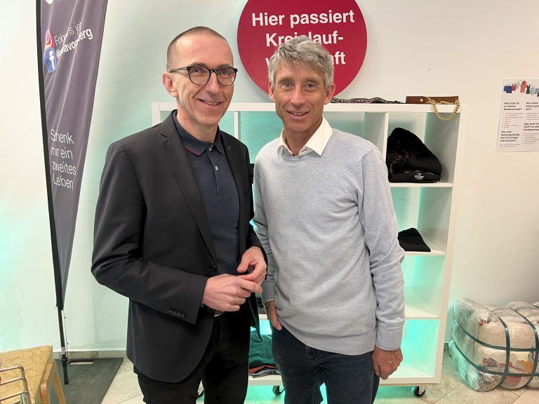 Dir. Walter Schmolly und Claudio Tedeschi freuten sich über den enormen Anklang im WirkRaum