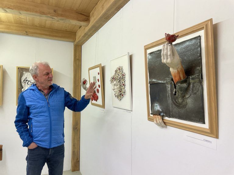 Galerie Tschütscher, usgsteckt, Hubert Tschütscher und Peter Joschika