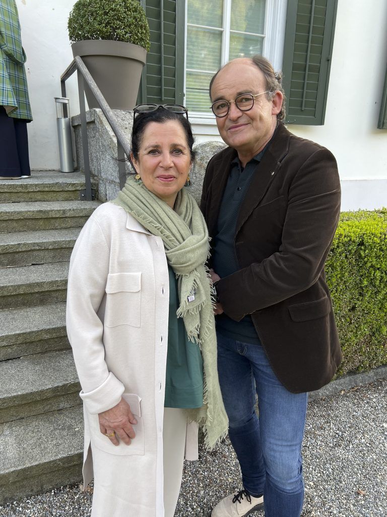 Elke und Dietmar Martin bei der Eröffnung