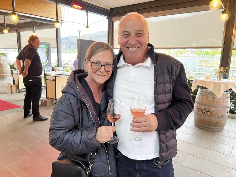 Herma Dörler kam mit Gilbert Wohlwend (Elsenalp Damüls)