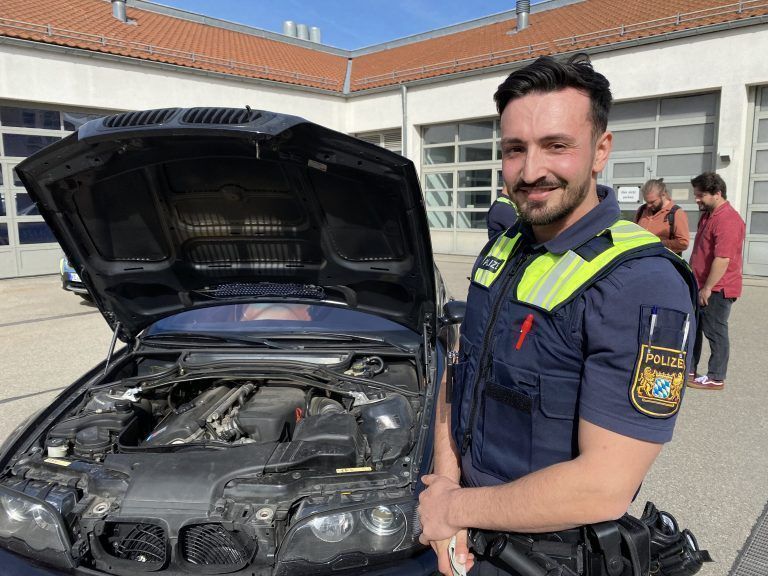 Kontrolle Tuning Poser Auto Bayern