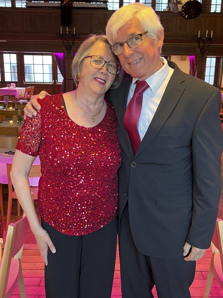 Im Ballfieber: Edith und Helmut Forte
