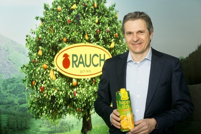 Rankweil am 9.02.2022 Firma Rauch Fruchtsaefte, Juergen Rauch