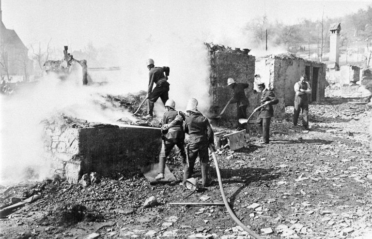 Brand in Fraxern 1934