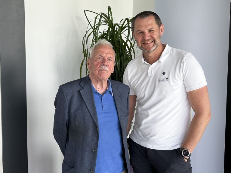 MIt dabei: Helmut Huber und Roman Giesinger