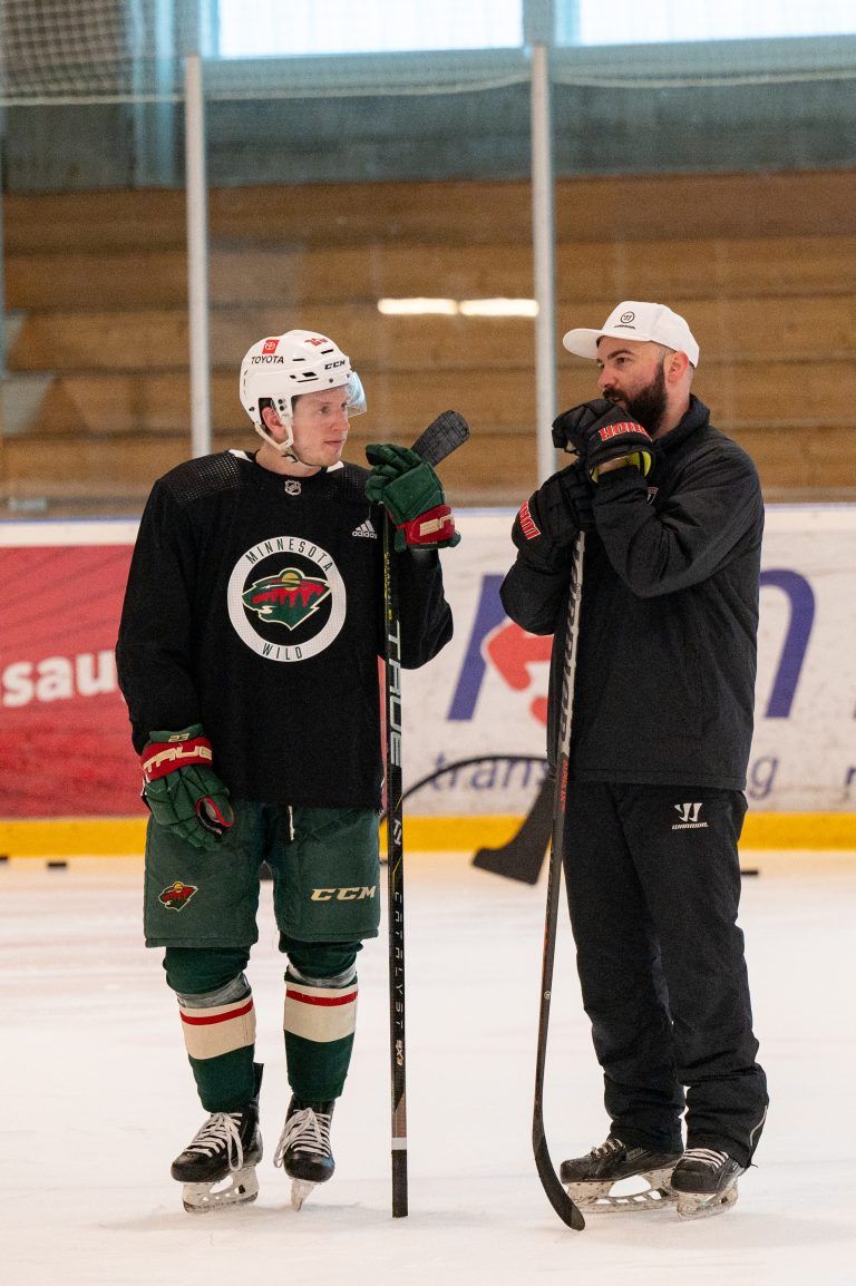 Marco Rossi, Eistraining