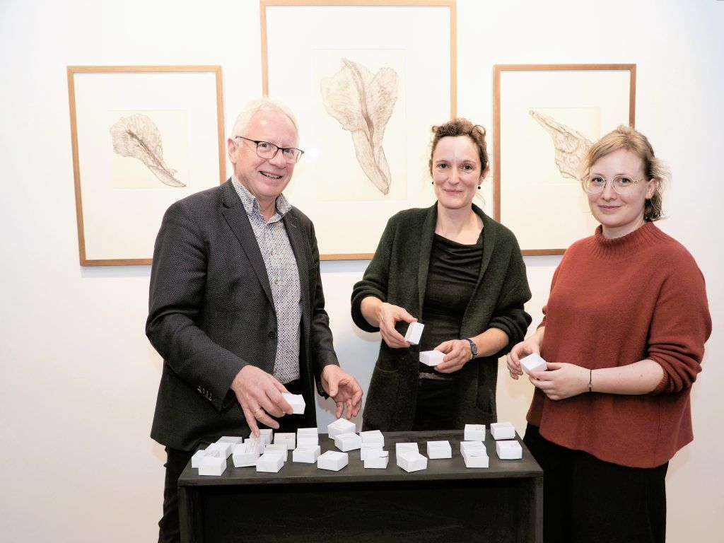 Melanie Berlinger lud zur Vernissage im Bildungshaus