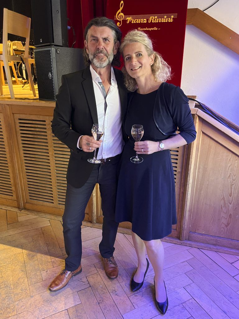 Sigrid und Alexander Simmerle schwangen das Tanzbein