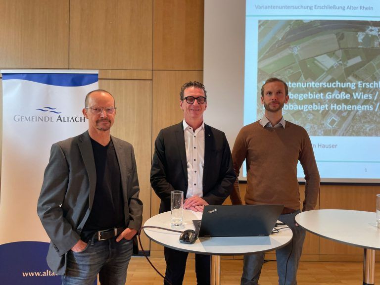 Pressekonferenz Altach 18.04. Variantenprüfung LKW-Trasse