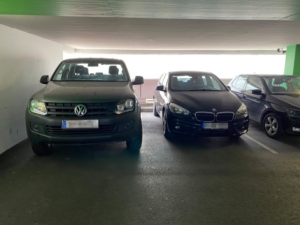 Wenn auf dem Parkplatz nicht genug Platz ist