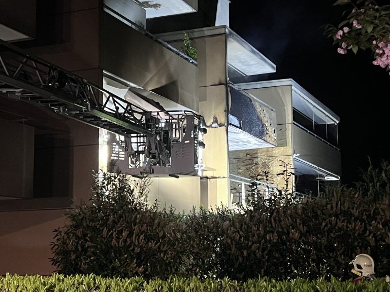 Brand in Wohnanlage in Lustenau