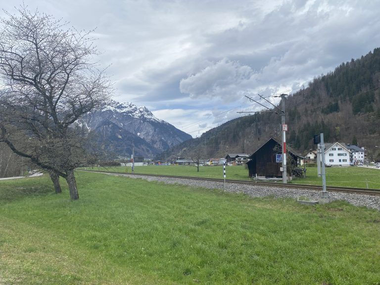 Haltestelle Tschagguns, Bahnhaltestelle, Bahnhof