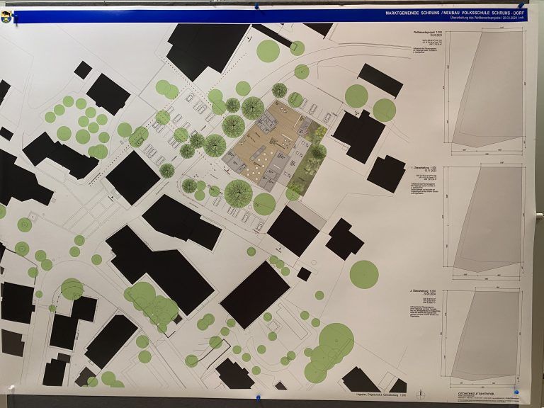 Volksschule Schruns, Neubau, Änderung, Masterplan, Modell