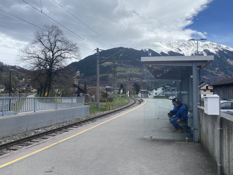 Haltestelle Tschagguns, Bahnhaltestelle, Bahnhof
