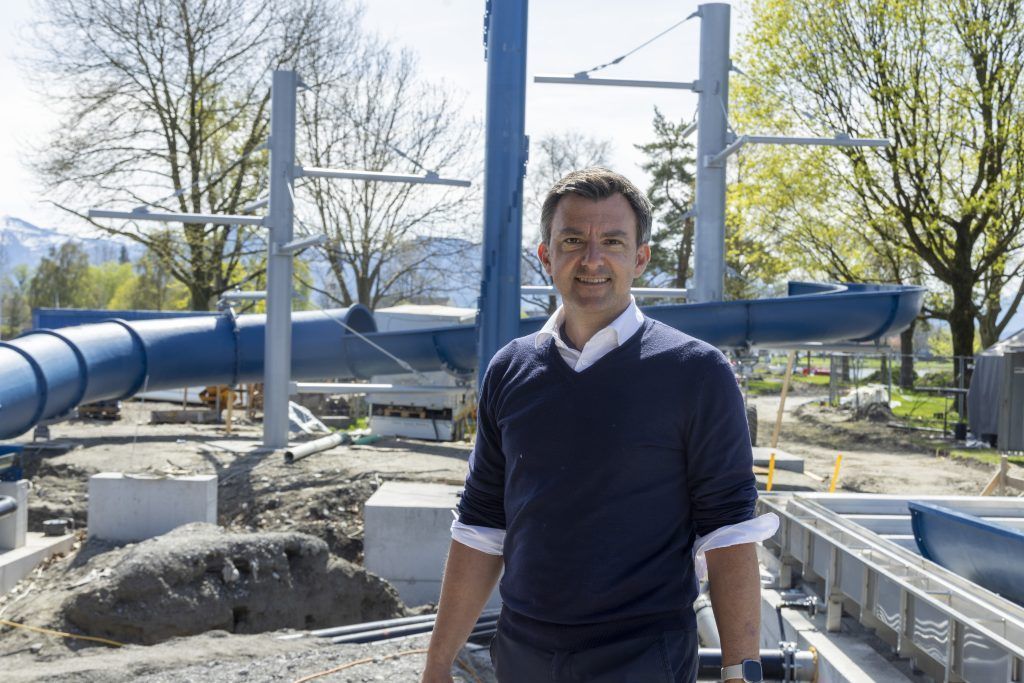 Ein Strandbad in Rekordzeit