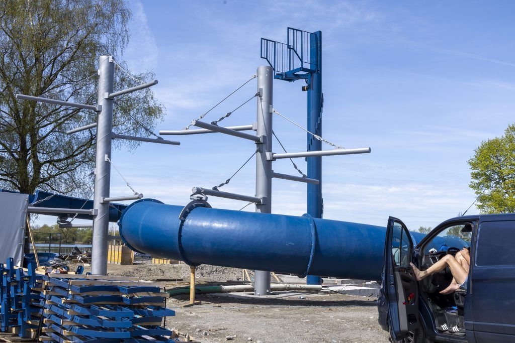 Ein Strandbad in Rekordzeit